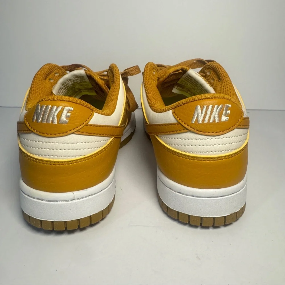 Nike Dunk Low Next Nature Gold Mustard Wm 7.5 yellow white nwb DN1431-001 - Picture 4 of 10